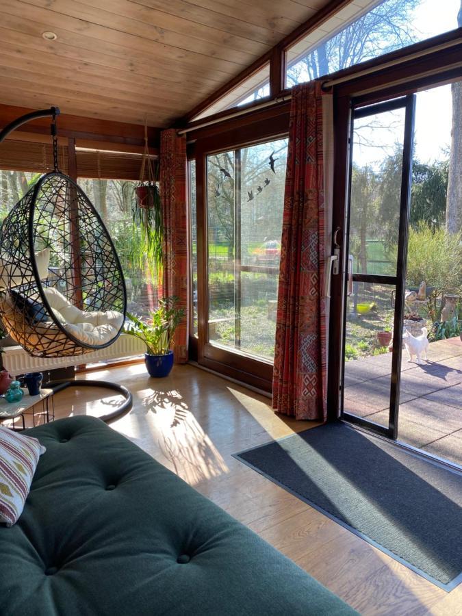Chalet De Kleine Eekhoorn Lage Mierde Exteriör bild