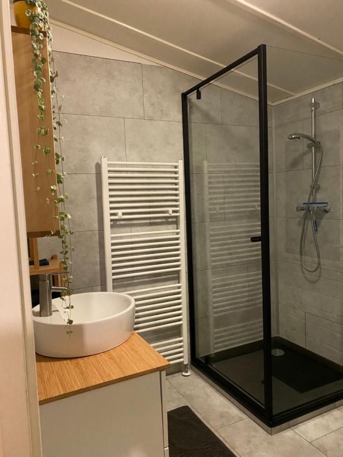 Chalet De Kleine Eekhoorn Lage Mierde Exteriör bild